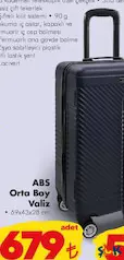 LUXİN ABS ORTA BOY VALİZ